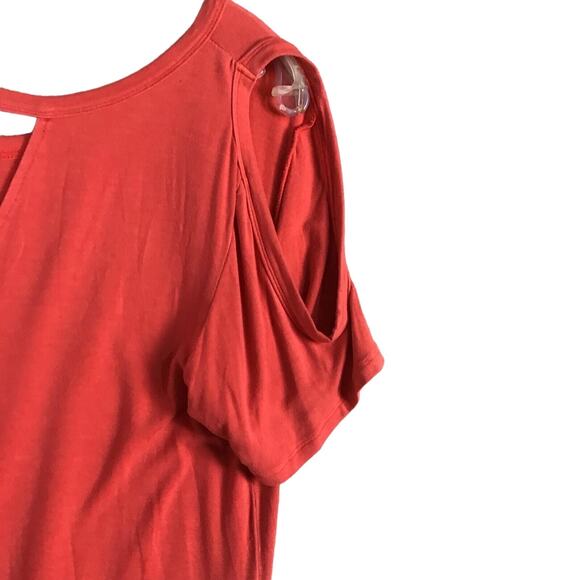 Dear John Women’s Top Small Pink Short Sleeve Stretch Pullover Tee NWOT - Picture 10 of 11